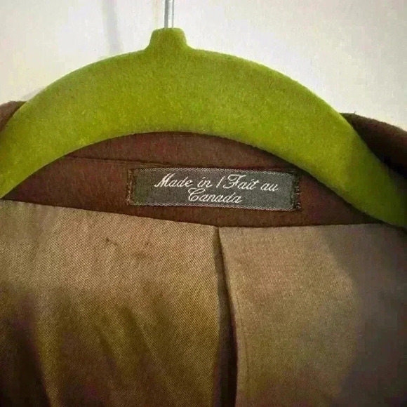 Arnold Brant Blazer Colombo Mink Cashmere Blend Mens Size 48 Regular Brown 2 Btn - Picture 10 of 16